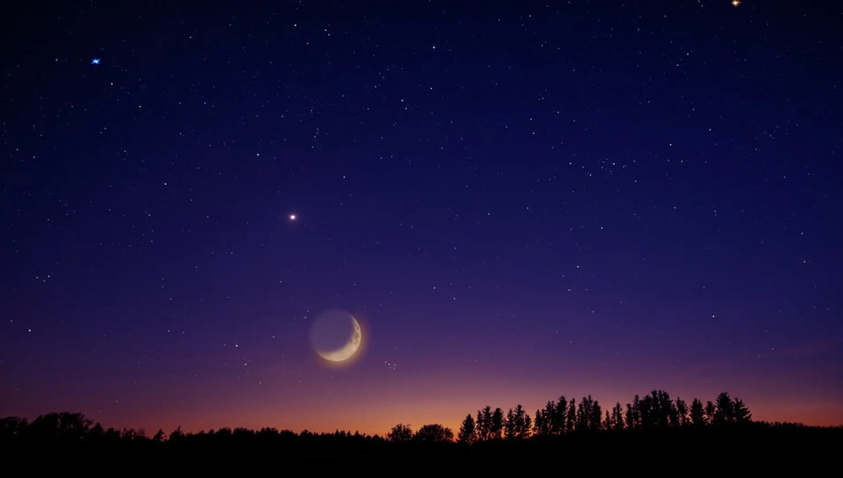 La conjunción de la Luna y Júpiter será visible el 10 de enero al anochecer La conjunción de la Luna y Júpiter será visible el 10 de enero al anochecer
