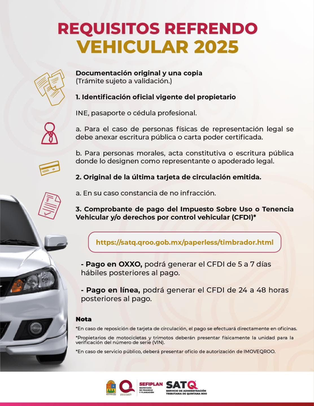 Requisitos y cómo pagar el refrendo vehicular 2025 Requisitos y cómo pagar el refrendo vehicular 2025