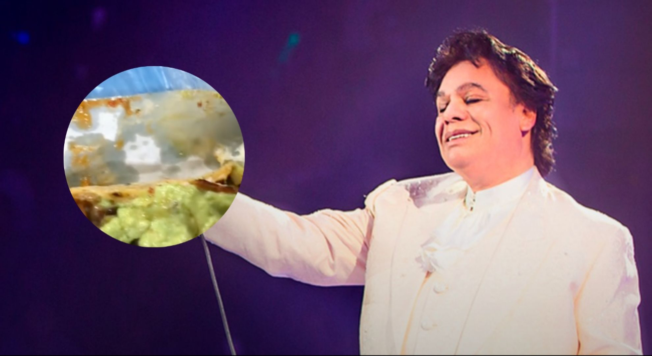 Mujer descubre figura de Juan Gabriel en el papal de sus tacos y se hace viral Mujer descubre figura de Juan Gabriel en el papal de sus tacos y se hace viral