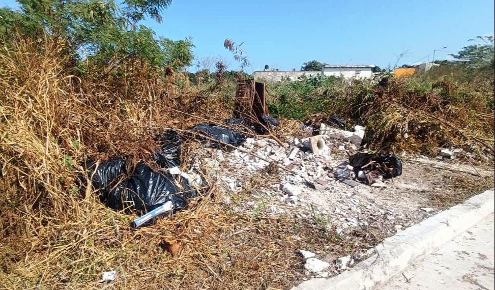 Terrenos del ISSSTE en Campeche se convierten en basureros clandestinos