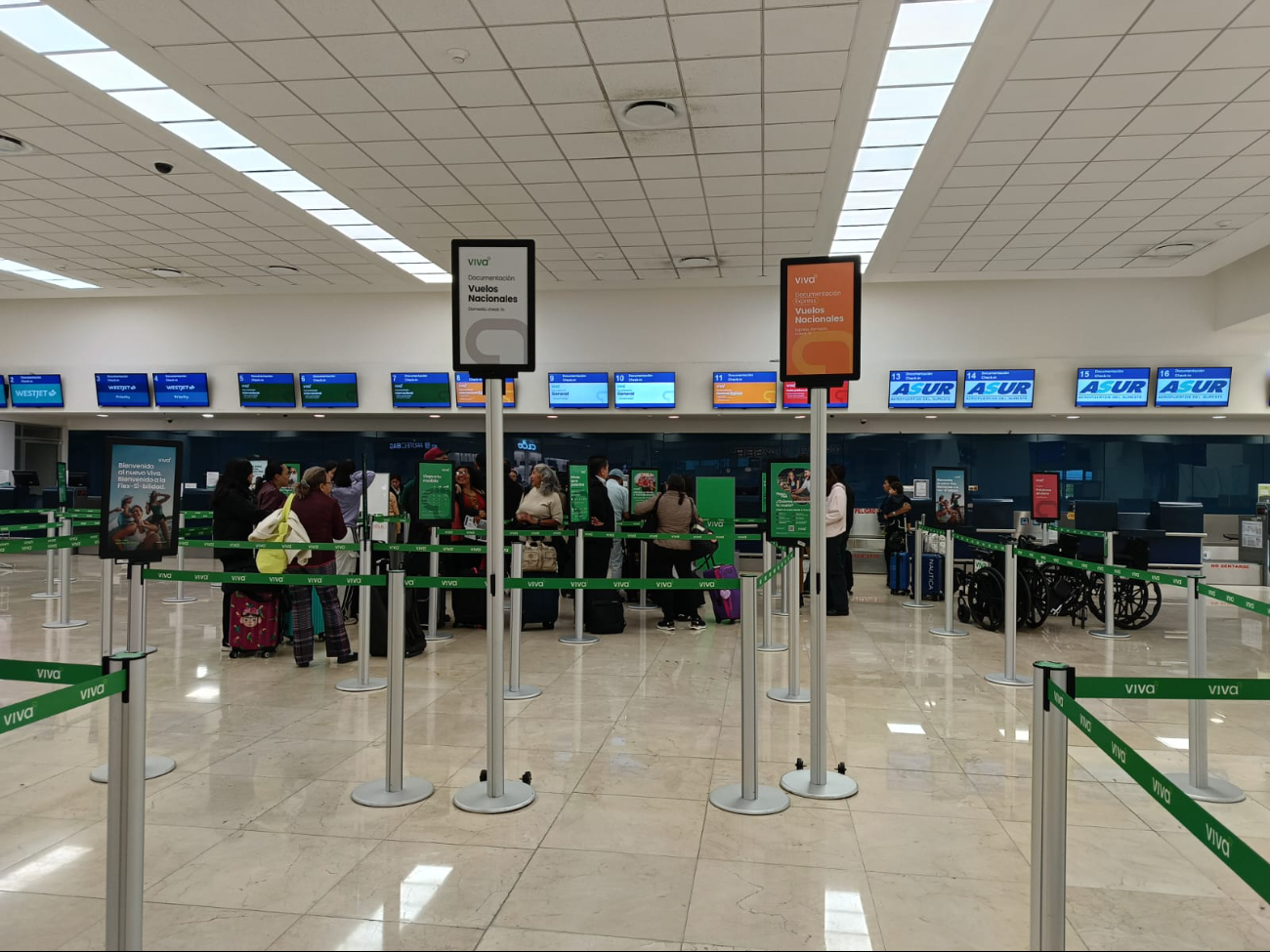 El aeropuerto de Mérida mantiene operaciones con normalidad