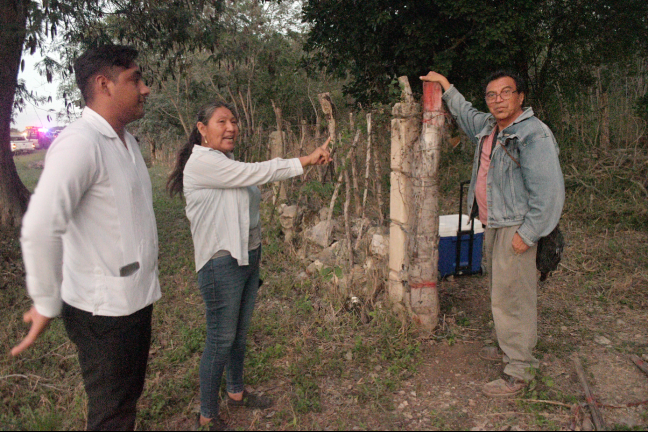El predio ubicado en el terreno su destruido por maquinaria El predio ubicado en el terreno su destruido por maquinaria
