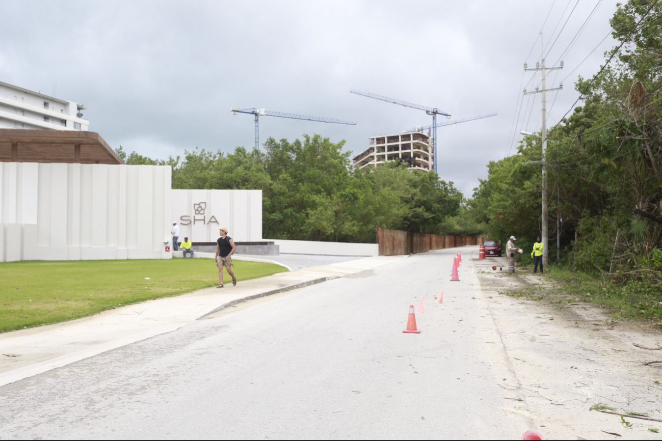 En esta zona se llevan a cabo varios desarrollos y ampliaciones de recintos hoteleros En esta zona se llevan a cabo varios desarrollos y ampliaciones de recintos hoteleros
