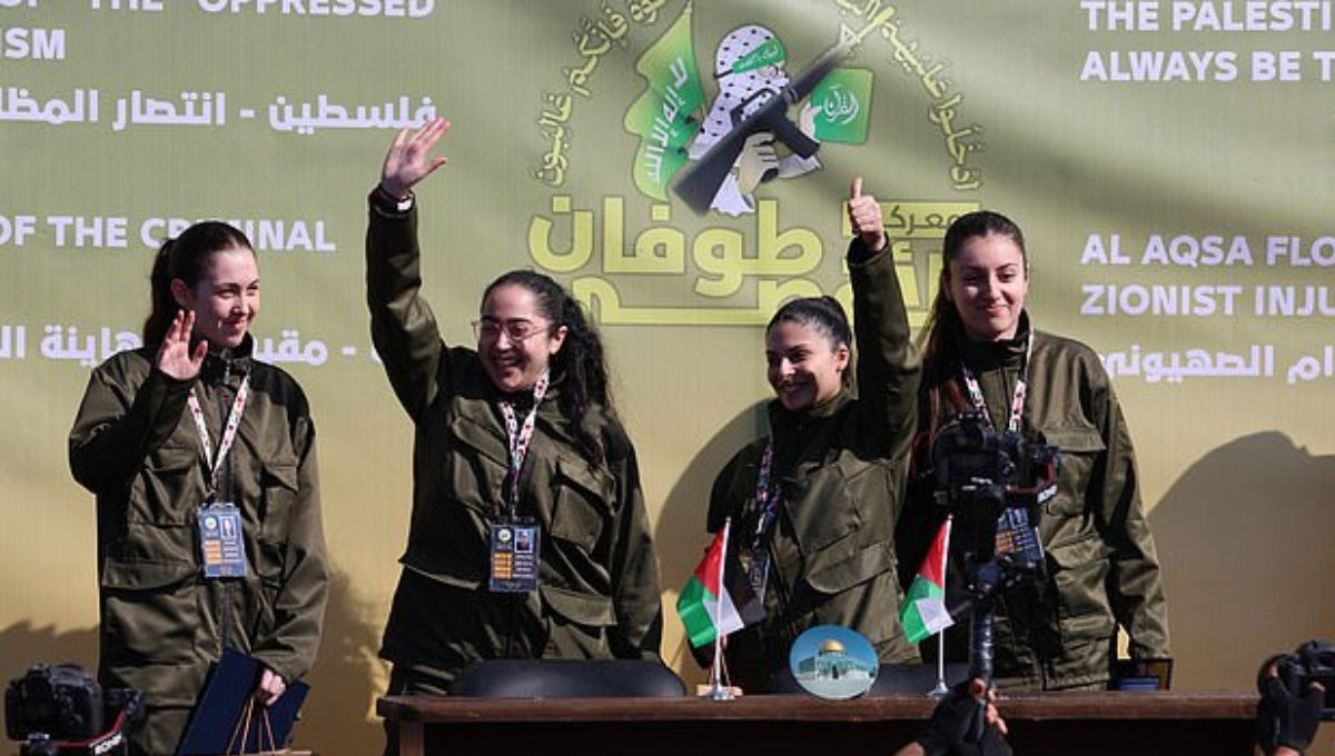 Hamas libera a cuatro mujeres soldado israelíes en tregua con Israel