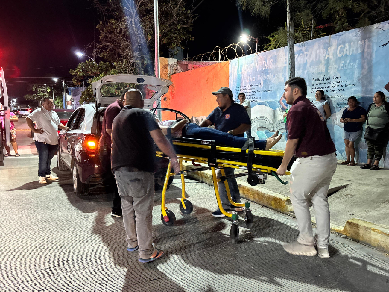 Percance vehicular deja tres personas lesionadas en Campeche 