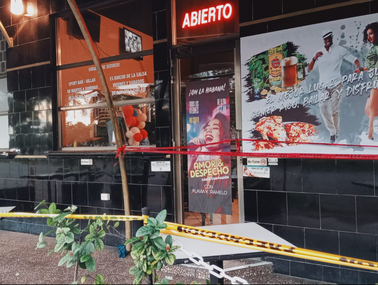 Comando armado balea a bar en Playa del Carmen; reportan cuatro lesionados