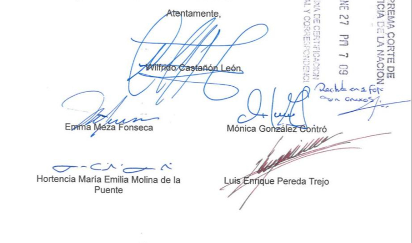 Miembros del cómite presentaron su renuncia ante la SCJN