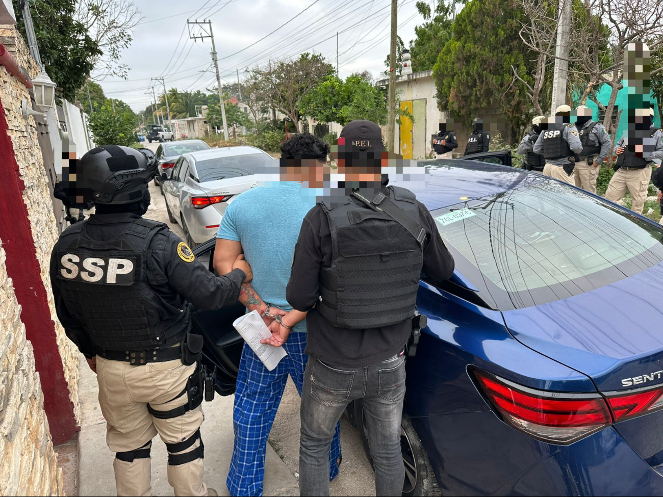 Cateos por narcomenudeo en Mérida y Kanasín deja cuatro detenidos
