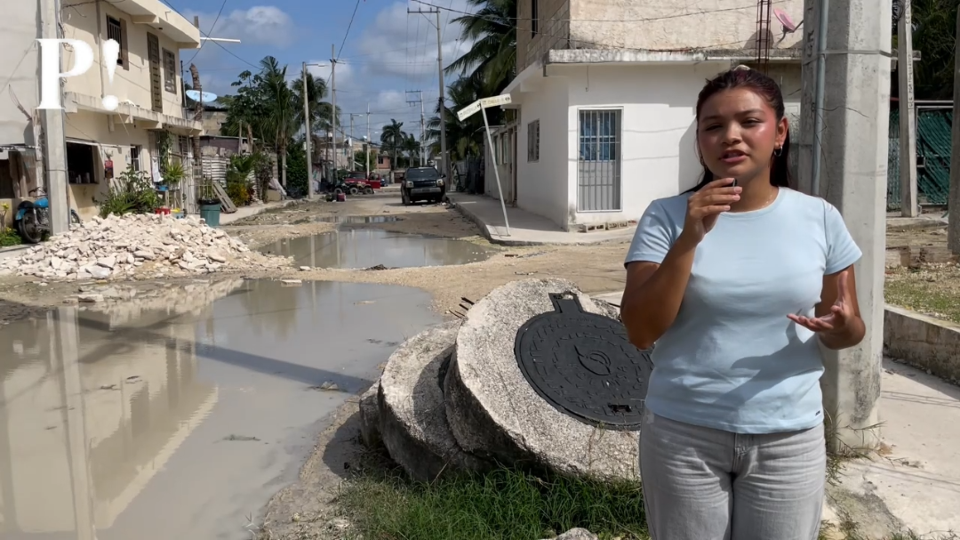 Debido a la falta de salida del drenaje causa el acumulamiento de aguas negras en la colonia Debido a la falta de salida del drenaje causa el acumulamiento de aguas negras en la colonia