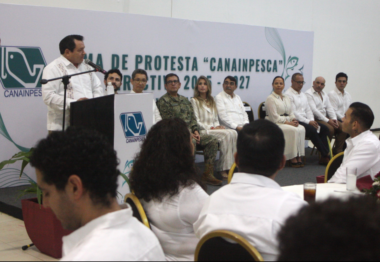 Joaquín Díaz Mena anuncia aumento del 70% en el presupuesto al sector pesquero en Yucatán