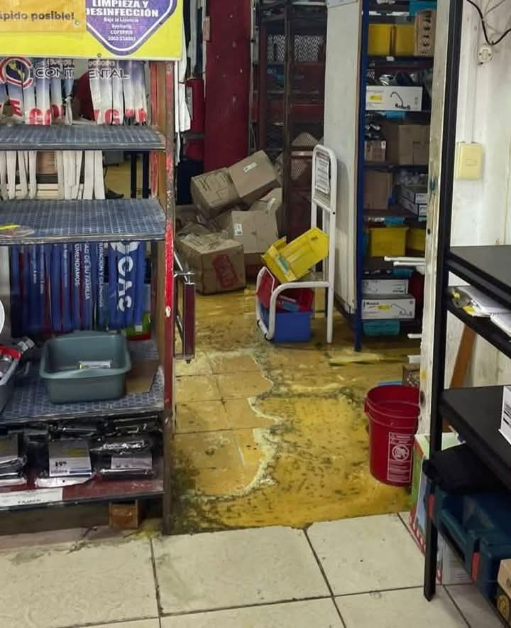 Niegan que ferretería de Chetumal tratara de manera adecuada el derrame de ácido industrial