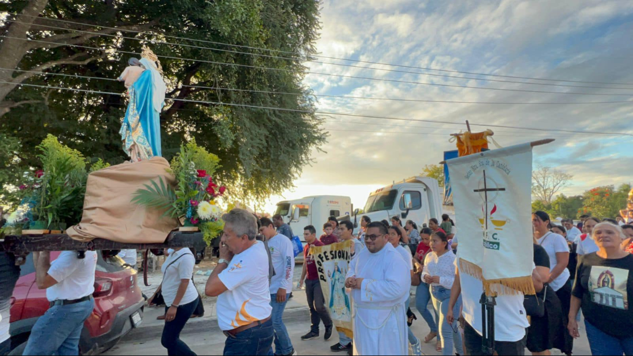En Campeche, la celebración incluye misa, tamales, bailes y festivales comunitarios En Campeche, la celebración incluye misa, tamales, bailes y festivales comunitarios