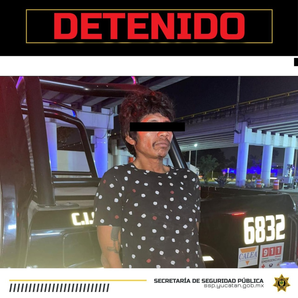 SSP detiene a hombre por lesionar a médico en Ucú