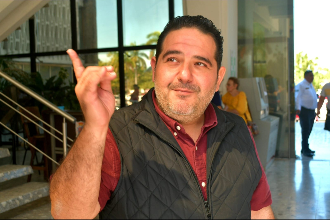 Titular de la secretaría de protección civil del Estado de Campeche, Anuar Dager Granja Titular de la secretaría de protección civil del Estado de Campeche, Anuar Dager Granja