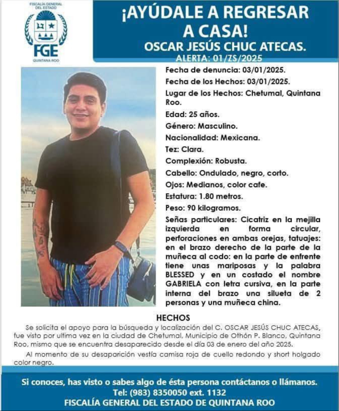 Autoridades emitieron una alerta de búsqueda para encontrar al joven. Autoridades emitieron una alerta de búsqueda para encontrar al joven.