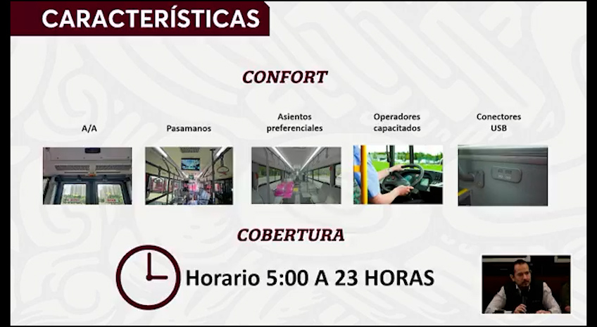 Contará con botón de pánico, telemetría, cámaras, GPS y un centro de control de monitoreo Contará con botón de pánico, telemetría, cámaras, GPS y un centro de control de monitoreo