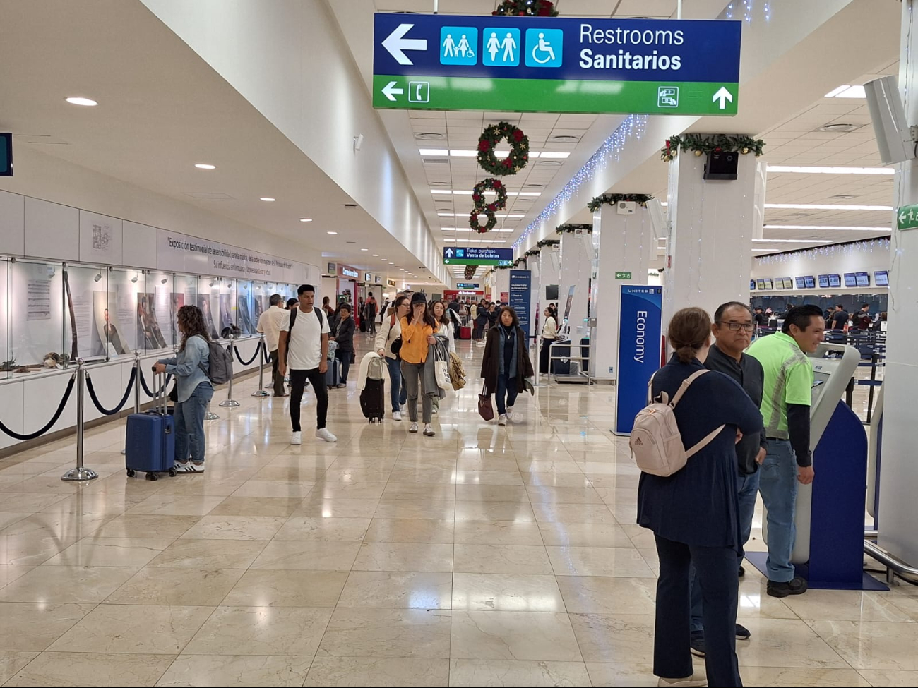 La movilidad de pasajeros se mantiene en el aeropuerto de Mérida La movilidad de pasajeros se mantiene en el aeropuerto de Mérida