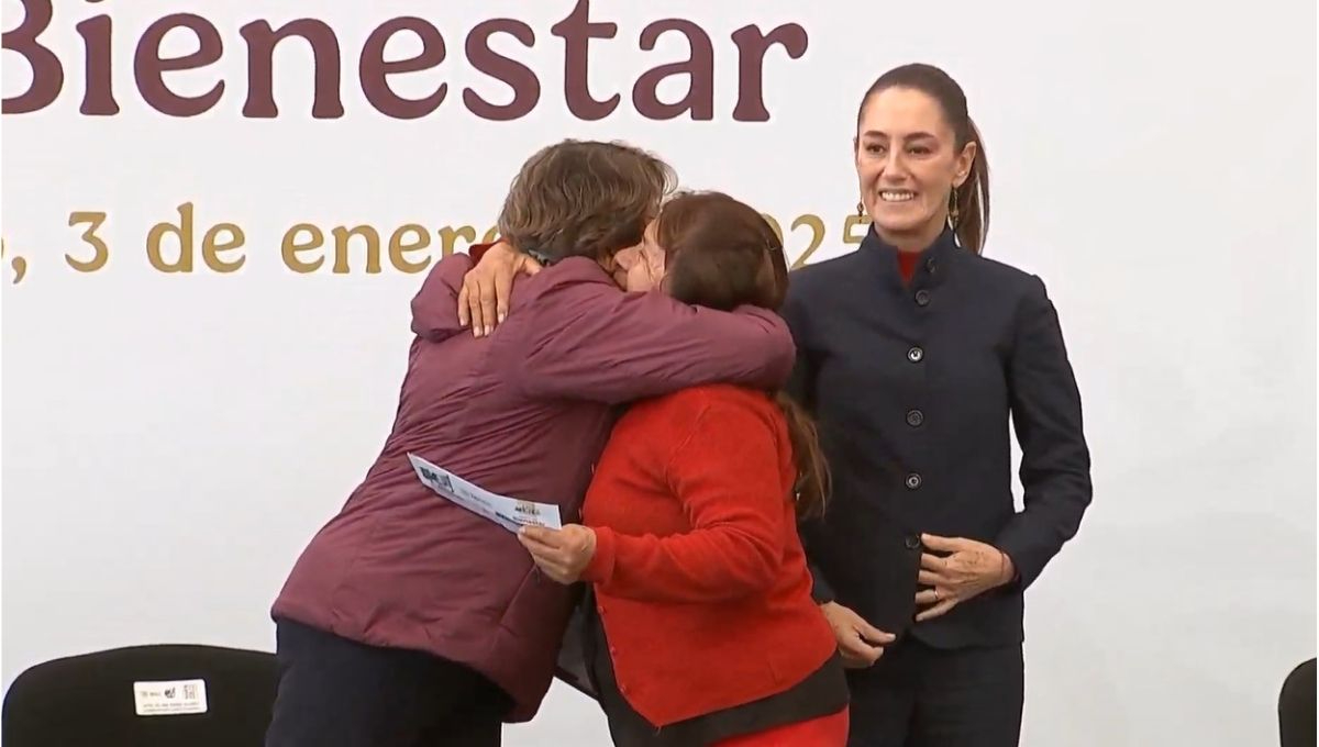La presidenta estuvo acompañada por la gobernadora del Estado de México, Delfina Gómez La presidenta estuvo acompañada por la gobernadora del Estado de México, Delfina Gómez