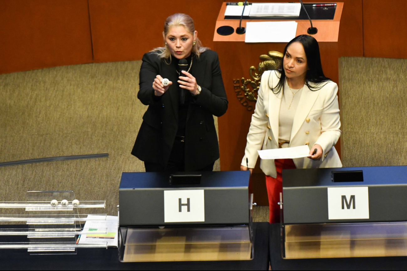 Senado corrige error en insaculación de jueces tras confusión de género