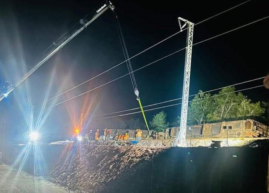 Se descarrila vagón del Tren Maya en Bacalar; autoridades determinarán causas