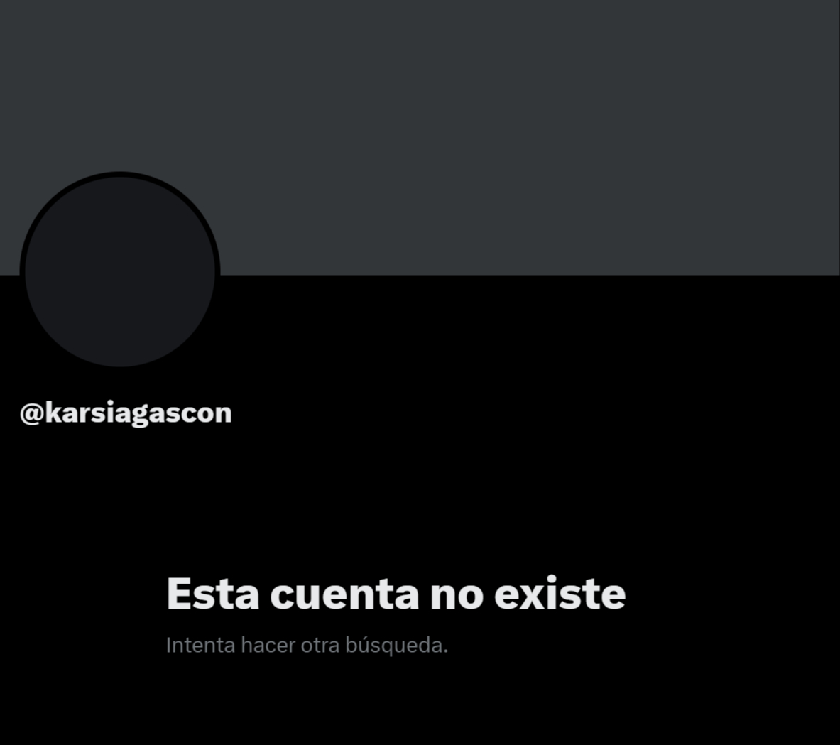 La cuenta de Karla Sofía Gascón desapareció de X. La cuenta de Karla Sofía Gascón desapareció de X.