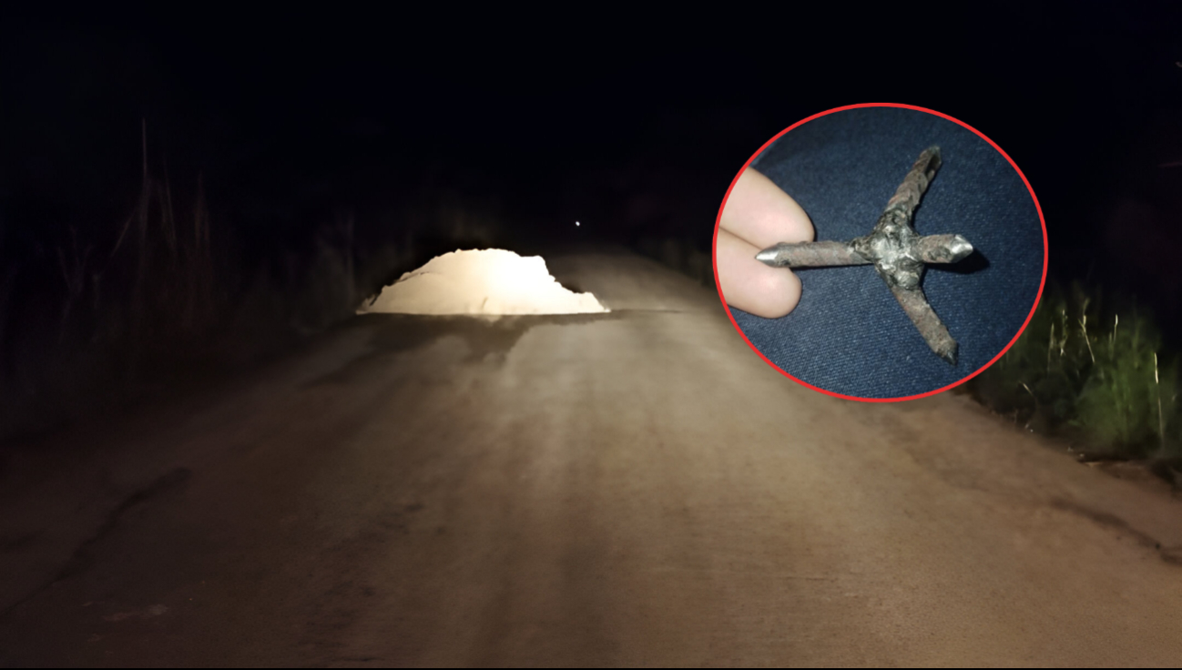 Conductores en la carretera Escárcega-Candelaria denuncian el uso de poncha llantas por delincuentes para realizar asaltos Conductores en la carretera Escárcega-Candelaria denuncian el uso de poncha llantas por delincuentes para realizar asaltos