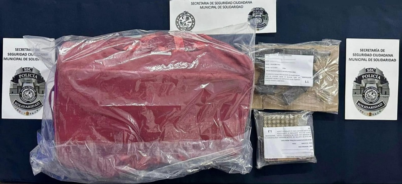 Fue detenido en la Terminal Marítima Navega de Playa del Carmen con una pistola y 44 cartuchos útiles Fue detenido en la Terminal Marítima Navega de Playa del Carmen con una pistola y 44 cartuchos útiles