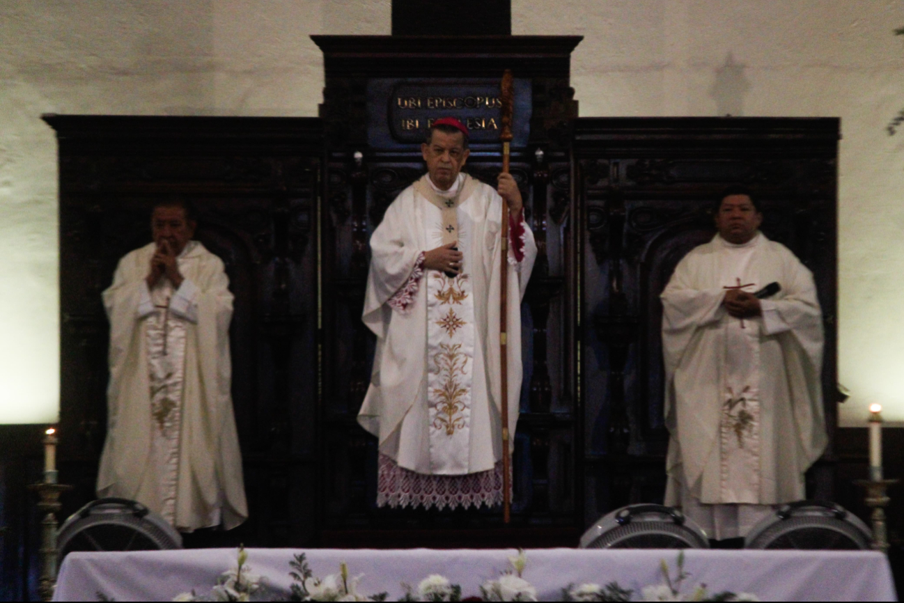 La misa fue presidida por el Arzobispo de Yucatán La misa fue presidida por el Arzobispo de Yucatán