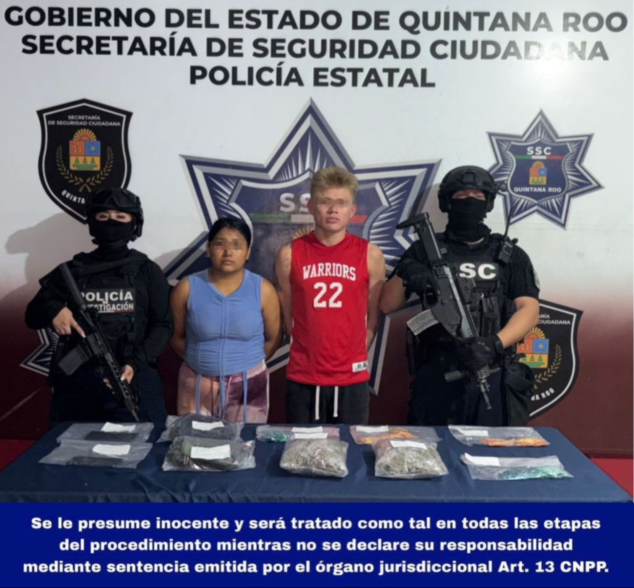 Detienen a tres personas por delitos contra la salud durante operativos en Cancún