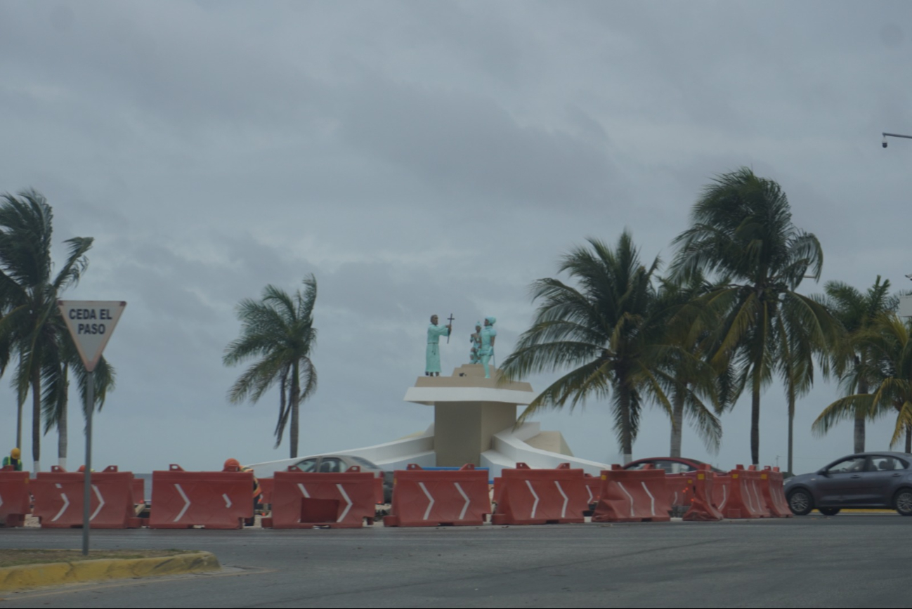 Nublados y temperaturas frescas a templadas en Campeche por el frente frío 21