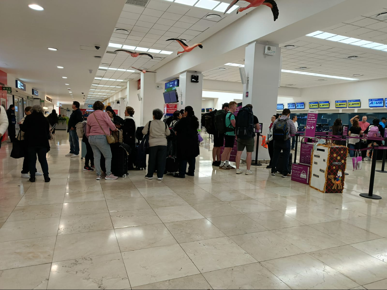 Se mantiene buena afluencia de pasajeros en el aeropuerto de Mérida Se mantiene buena afluencia de pasajeros en el aeropuerto de Mérida