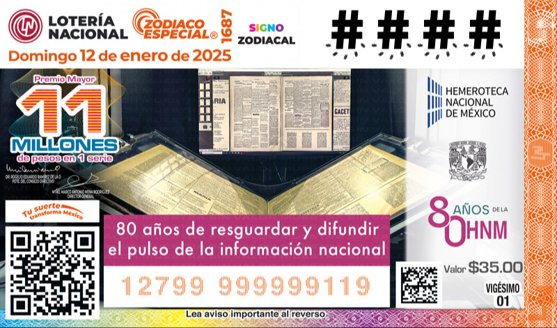 El boleto que será sorteado el próximo domingo El boleto que será sorteado el próximo domingo