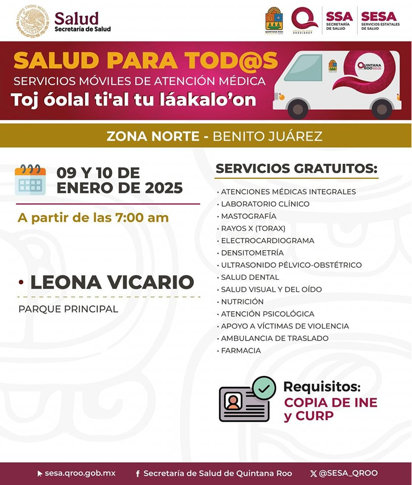 En Leona Vicario, Puerto Morelos las unidades llegarán esta semana En Leona Vicario, Puerto Morelos las unidades llegarán esta semana