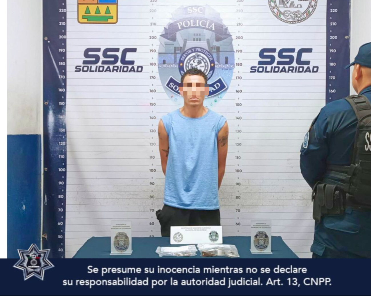 El detenido fue llevado por elementos policiales y puesto a disposición de la FGE El detenido fue llevado por elementos policiales y puesto a disposición de la FGE