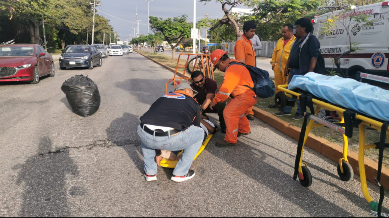 El vehículo responsable se dio a la fuga El vehículo responsable se dio a la fuga