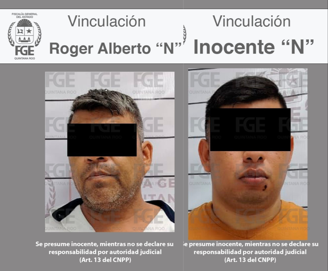 Los detenidos fueron identificados como Roger Alberto “N” e Inocente “N” Los detenidos fueron identificados como Roger Alberto “N” e Inocente “N”