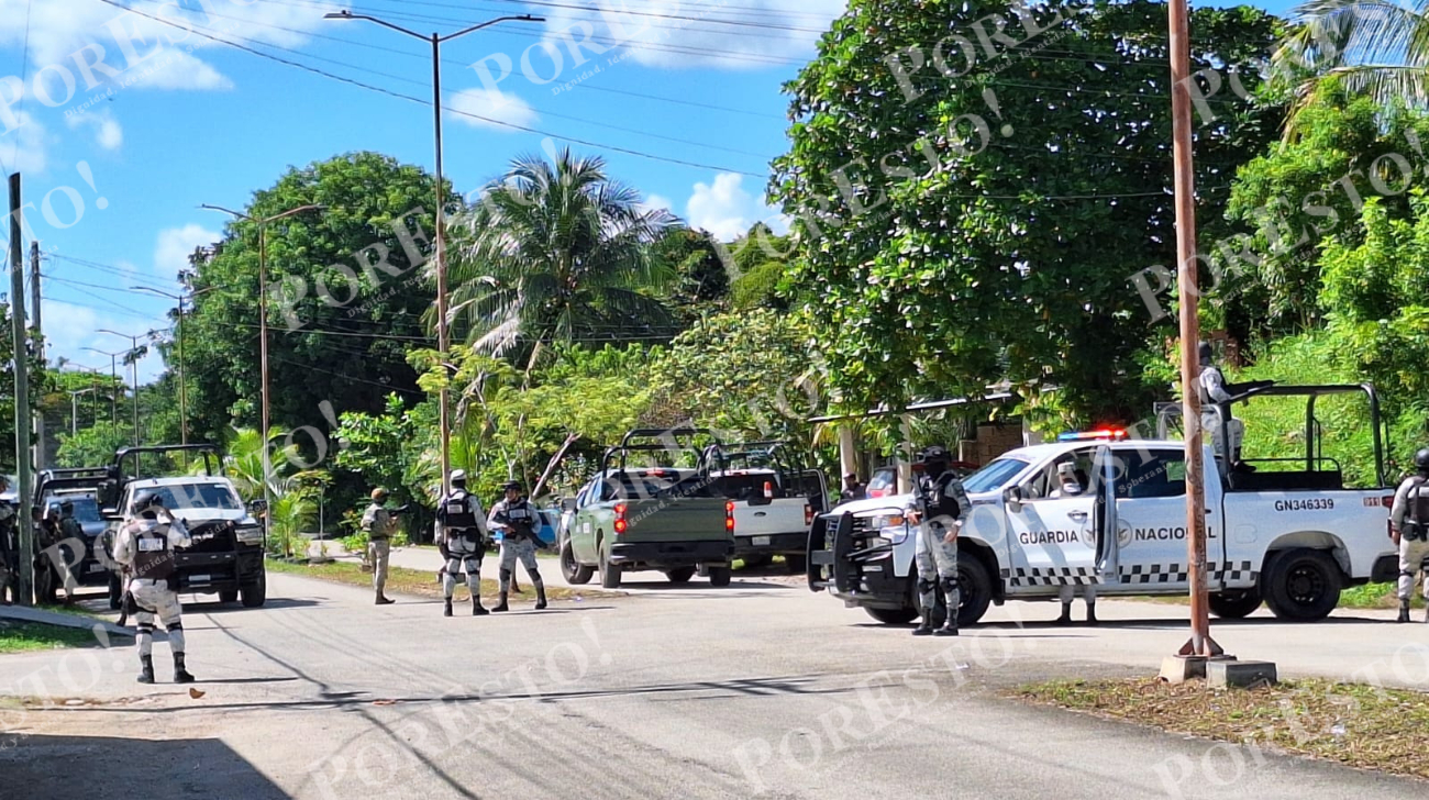 Los hechos se registraron en la colonia Francisco May durante la tarde de hoy viernes