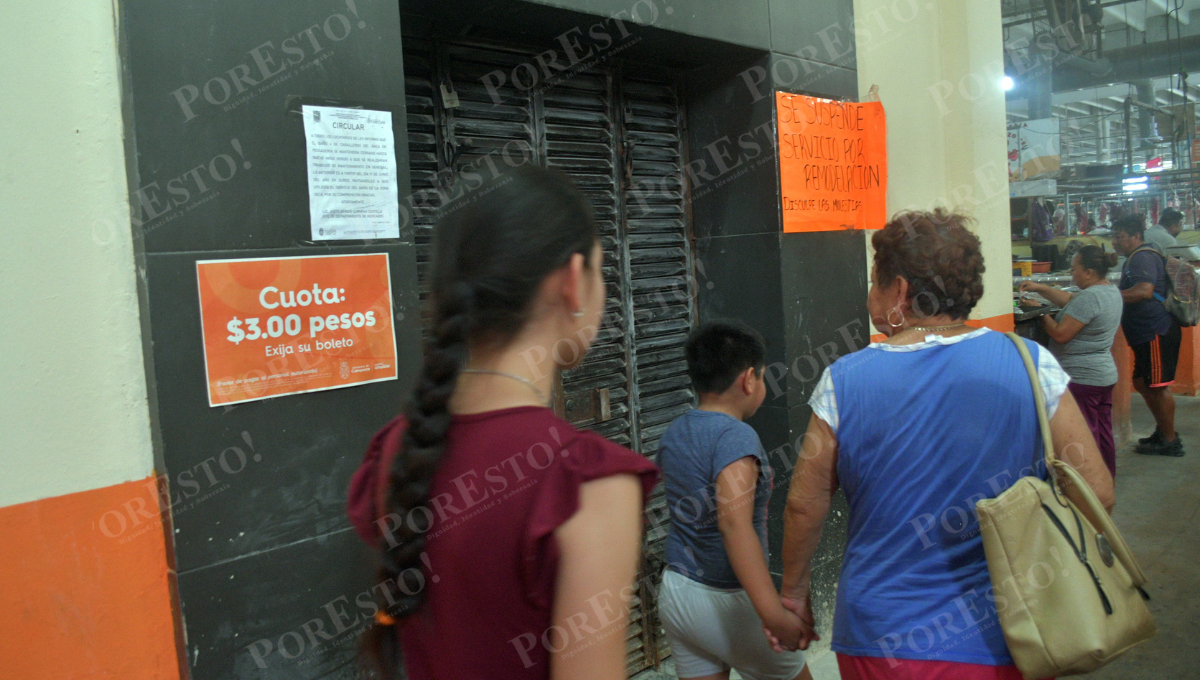 Riesgo y deterioro en el principal centro de abastos de la capital campechana