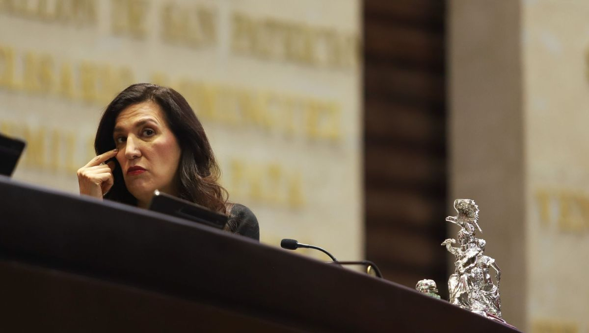 Kenia López Rabadán, presidenta de la Mesa Directiva de la Cámara de Diputados Kenia López Rabadán, presidenta de la Mesa Directiva de la Cámara de Diputados