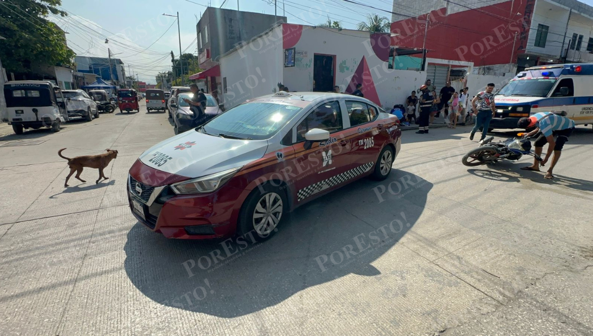 Un niño se lastimó en un choque: así pasó en Campeche Un niño se lastimó en un choque: así pasó en Campeche