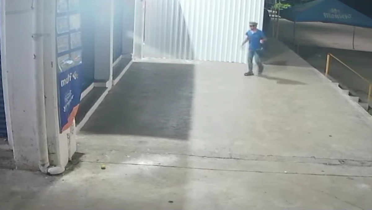 Cámaras de seguridad captaron al presunto responsable del envenenamiento