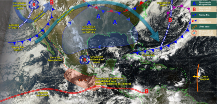 El Frente Frío 7 provocará temperaturas hasta de -5° C. El Frente Frío 7 provocará temperaturas hasta de -5° C.