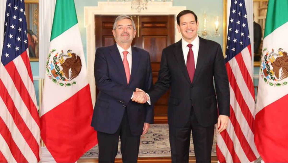 Este miércoles se reunieron en Washington el canciller mexicano Juan ramón de la Fuente y el secretario de Estado de EU, Marco Rubio Este miércoles se reunieron en Washington el canciller mexicano Juan ramón de la Fuente y el secretario de Estado de EU, Marco Rubio
