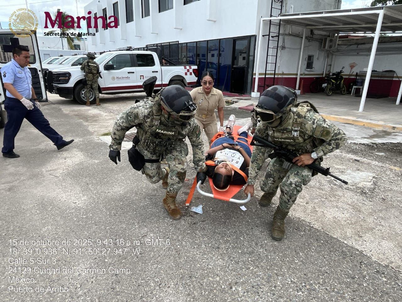 Guardia Costera en acción: simulacro real moviliza fuerzas navales y civiles Guardia Costera en acción: simulacro real moviliza fuerzas navales y civiles