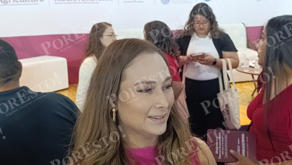 La comisionada de Conapesca en Campeche, Ana María Palomo Duarte, dijo que no puede declarar sobre las quejas del sector pesquero. La comisionada de Conapesca en Campeche, Ana María Palomo Duarte, dijo que no puede declarar sobre las quejas del sector pesquero.