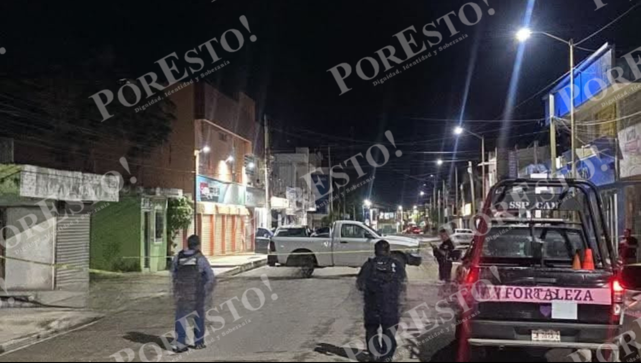 Una vivienda fue baleada durante la madrugada en Escárcega, Campeche.