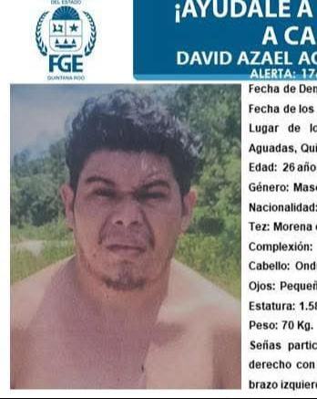 La persona fue identificada como David Azael Acosta Witzil, de 26 años. La persona fue identificada como David Azael Acosta Witzil, de 26 años.