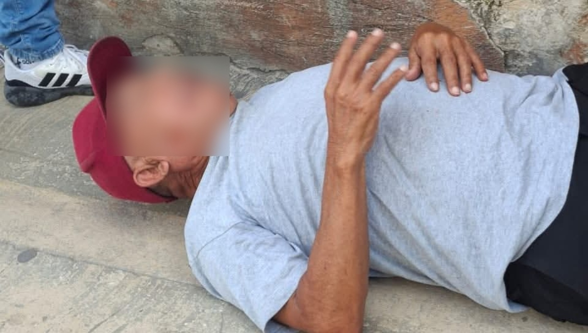 Oficiales de la SSP llevaron al hombre a su casa en Tixkokob Oficiales de la SSP llevaron al hombre a su casa en Tixkokob