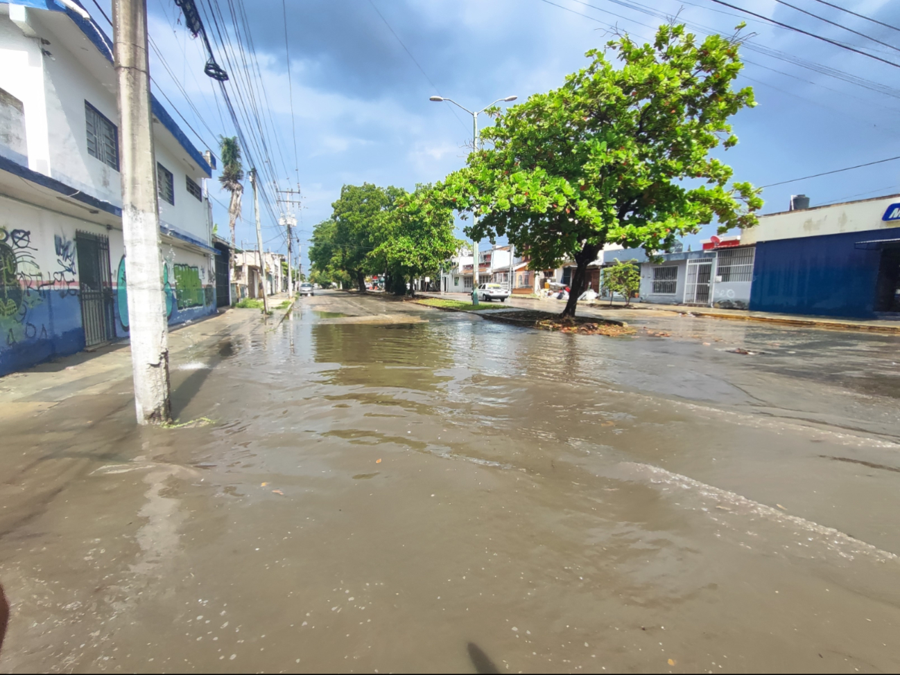 Durante esta semana las lluvias han causado severas acumulaciones de agua
