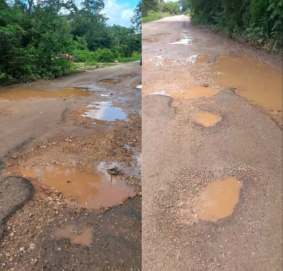 Pobladores afirmaron que son dos kilómetros del camino de acceso que están deteriorados